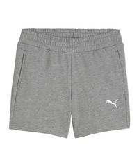 PUMA teamGOAL Casuals Shorts Damen Fu&szlig;ballshorts Damen - grauweiss