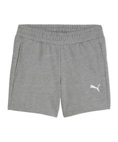 PUMA teamGOAL Casuals Shorts Damen Fußballshorts Damen grauweiss