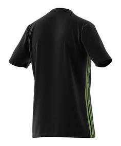 Rückansicht von adidas Tabela 23 Trikot Fußballtrikot Herren schwarzgruen