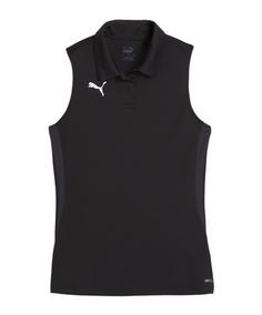 PUMA teamGOAL Poloshirt Damen Poloshirt Damen schwarzweissgrau