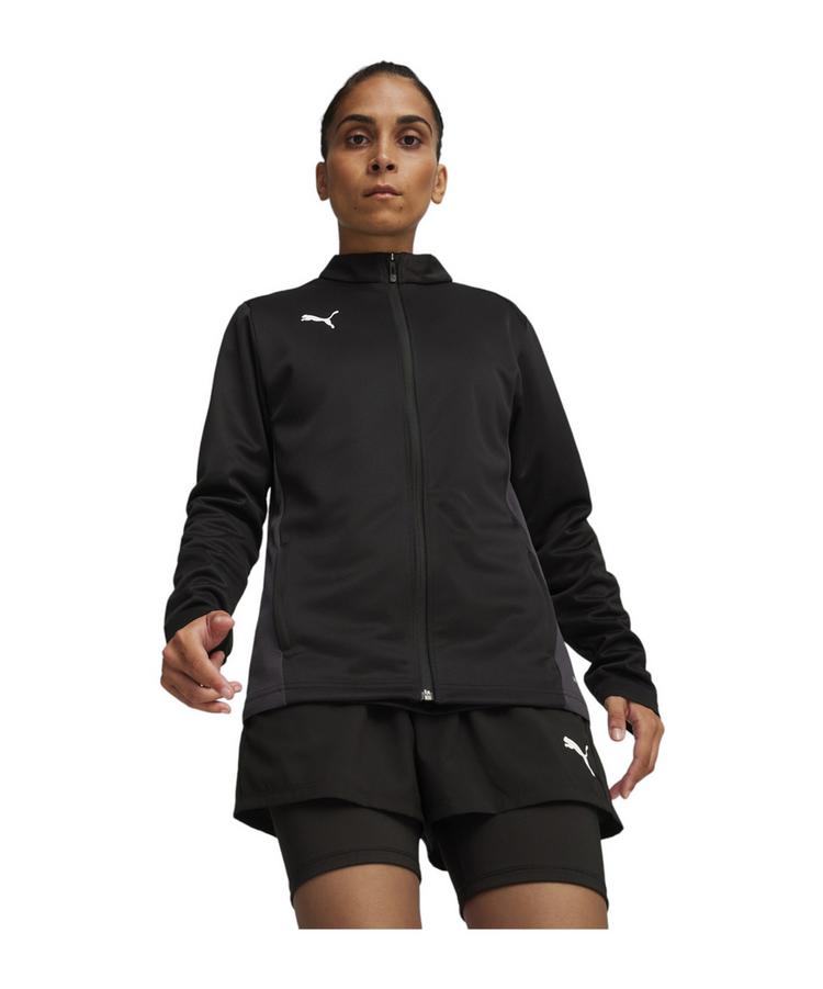 PUMA PUMA teamGOAL Trainingsjacke Damen Trainingsjacke Damen - schwarzweissgrau - 0 | SportScheck