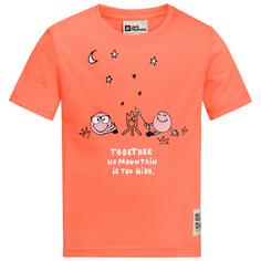 Jack Wolfskin SMILEYWORLD CAMP T K Funktionsshirt Kinder digital orange