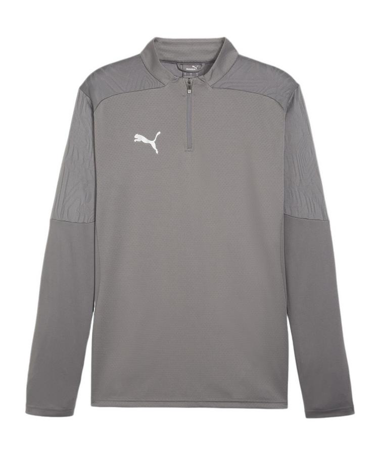 PUMA PUMA teamFINAL Training 1/4 Zip Sweatshirt Trikot Herren - grausilber - 0 | SportScheck