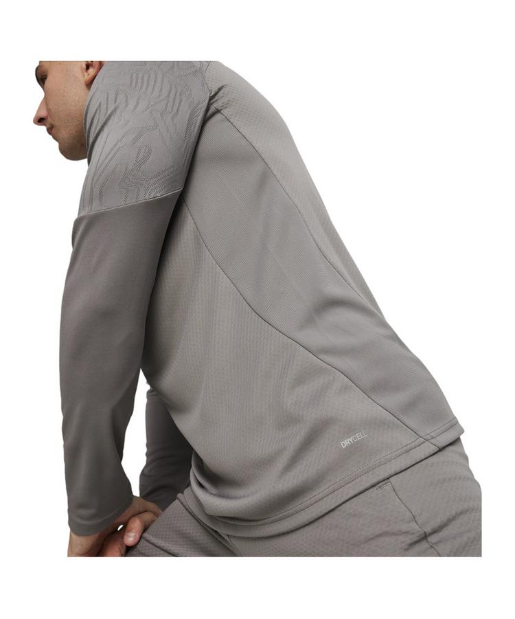 PUMA PUMA teamFINAL Training 1/4 Zip Sweatshirt Trikot Herren - grausilber - 2 | SportScheck