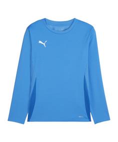 PUMA teamGOAL Trikot Langarm Kids Fußballtrikot Kinder blauweissblau