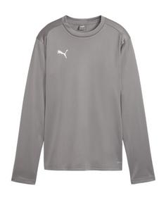 PUMA teamGOAL Training Sweatshirt Damen Funktionssweatshirt Damen grauweissgrau