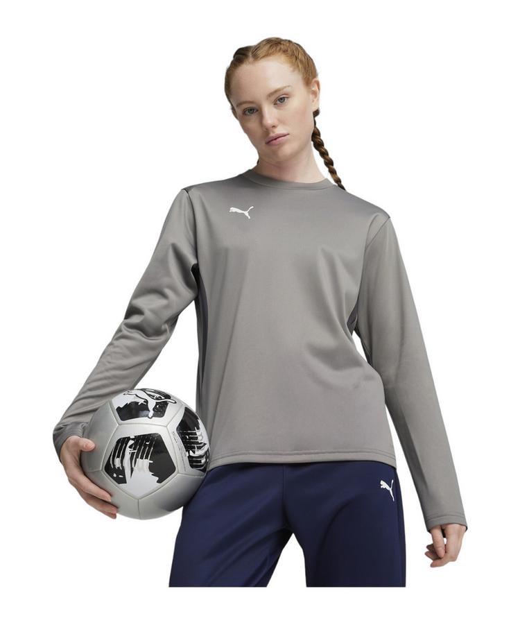 PUMA PUMA teamGOAL Training Sweatshirt Damen Funktionssweatshirt Damen - grauweissgrau - 0 | SportScheck