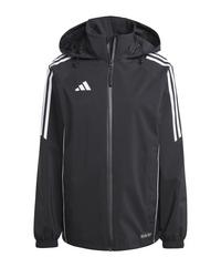 adidas Tiro 24 Regenjacke Damen Trainingsjacke Damen - schwarzweiss