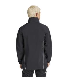 Rückansicht von adidas Tiro 24 Regenjacke Damen Trainingsjacke Damen schwarz