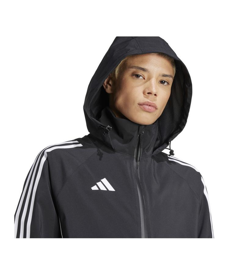 adidas adidas Tiro 24 Regenjacke Damen Trainingsjacke Damen - schwarzweiss - 0 | SportScheck