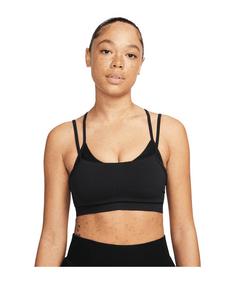 Nike Indy Yoga Sport-BH (ungepolstert) Damen Sport-BH Damen schwarzgrau