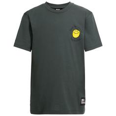 Jack Wolfskin SMILEYWORLD T Y Funktionsshirt Kinder slate green