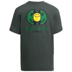 Rückansicht von Jack Wolfskin SMILEYWORLD T Y Funktionsshirt Kinder slate green