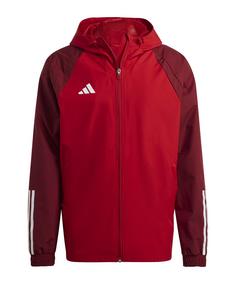 adidas Tiro 23 Competition Allwetterjacke Regenjacke Herren rot