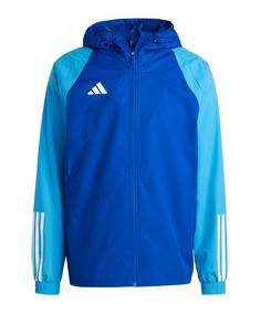 adidas Tiro 23 Competition Allwetterjacke Regenjacke Herren blau