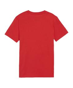 Rückansicht von PUMA teamGOAL Casual T-Shirt Kids Funktionsshirt Kinder rot