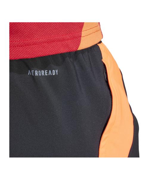 Rückansicht von adidas Tiro 24 Competition Downtime Short Fußballshorts Herren schwarzrot