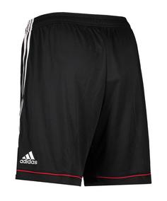 Rückansicht von adidas miSqu17 Custom Short Fußballshorts Kinder schwarzweiss