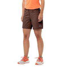 Rückansicht von Jack Wolfskin GRAVEX SHORTS W Fahrradshorts Damen dark rust