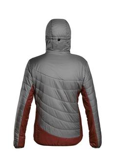 Rückansicht von Grüezi Bag Refreshful SilkWool M Outdoorjacke Herren Grey Cherry