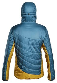 Rückansicht von Grüezi Bag Refreshful SilkWool M Outdoorjacke Herren Saphir Blue Pineapple