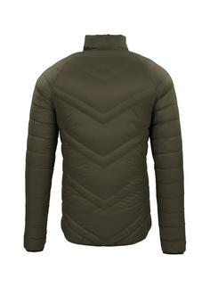 Rückansicht von Grüezi Bag Senseful DownWool M Daunenjacke Herren olive