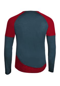 Rückansicht von Grüezi Bag WoodWool Mr. Picard Funktionsshirt Herren Ocean Cavern