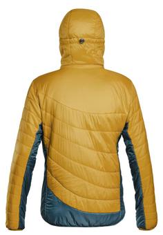 Rückansicht von Grüezi Bag Refreshful SilkWool M Outdoorjacke Herren Pineapple Saphir Blue