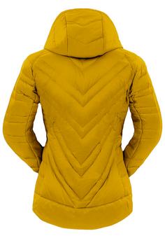 Rückansicht von Grüezi Bag Lightful DownWool W Daunenjacke Damen Pineapple Mustard