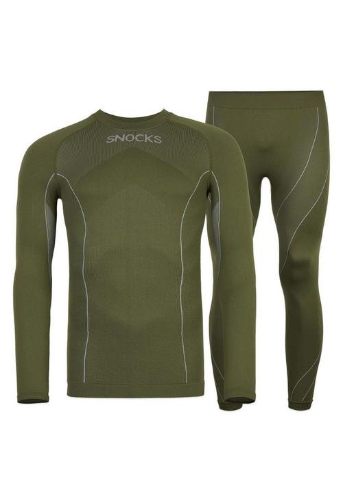 Snocks Thermounterw&auml;sche mit Daumenloch W&auml;scheset Herren