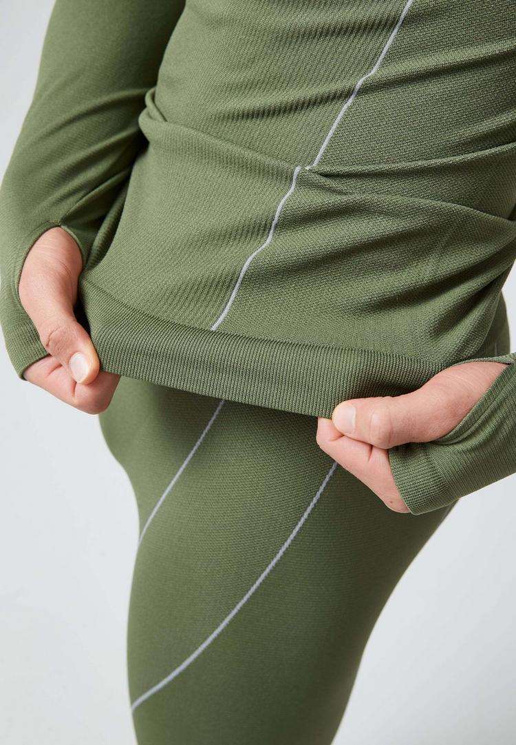 Snocks Snocks Thermounterw&auml;sche mit Daumenloch W&auml;scheset Herren - Olive - 4 | SportScheck