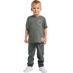 Rückansicht von Jack Wolfskin SMILEYWORLD TOGETHER T K Funktionsshirt Kinder slate green