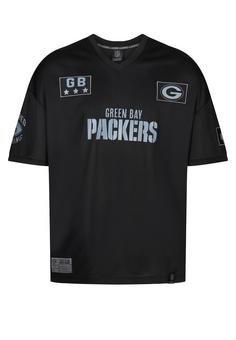 Re:Covered NFL Packers GB 19 Oversized T-Shirt Black