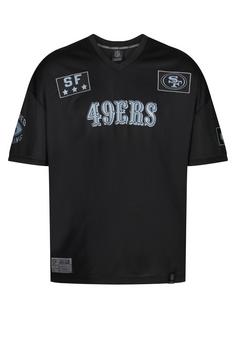 Re:Covered NFL 49ERS SF 46 Oversized T-Shirt Black