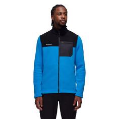 Rückansicht von Mammut Innominata Fleecejacke Herren glacier blue-black