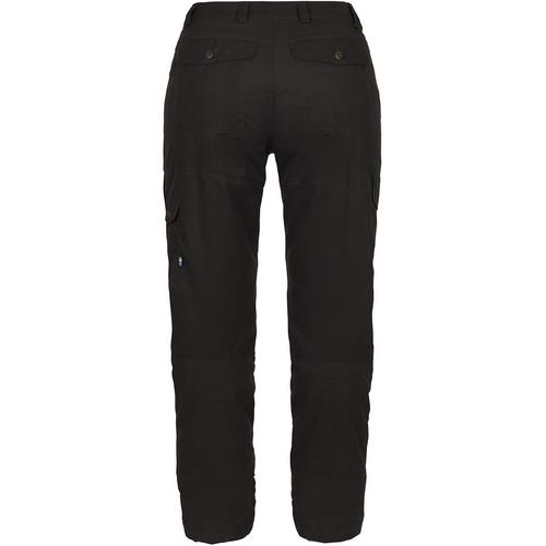 Rückansicht von FJÄLLRÄVEN Karla Pro Trekkinghose Damen Schwarz