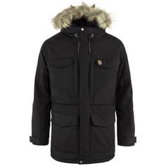 FJÄLLRÄVEN Nuuk Parka Softshelljacke Herren Schwarz