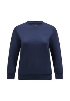 Peak Performance W Original Small Logo Crew Sweatshirt Damen dunkelblau