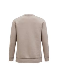 Rückansicht von Peak Performance W Original Small Logo Crew Sweatshirt Damen beige