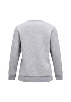 Rückansicht von Peak Performance W Original Small Logo Crew Sweatshirt Damen GRAU