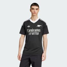 Rückansicht von adidas FC Arsenal 24/25 Torwart-Ausweichtrikot Fußballtrikot Herren Black