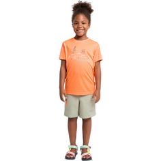 Rückansicht von Jack Wolfskin OUT AND ABOUT T KIDS Funktionsshirt Kinder digital orange