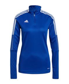 adidas Tiro 21 Trainingstop Damen Funktionssweatshirt Damen blauweiss