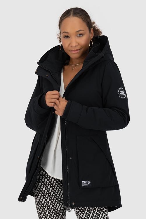 Rückansicht von ALIFE AND KICKIN FloraAK A Winterjacke Damen moonless