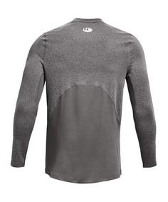 Rückansicht von Under Armour CG Crew Sweatshirt Laufshirt Herren grau