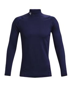 Under Armour Coldgear Mock Sweatshirt Damen Laufshirt Herren blau