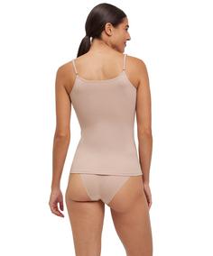 Rückansicht von Falke Daily Climate Control Unterhemd Damen camel (4220)
