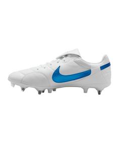 Rückansicht von Nike Premier III SG-Pro AC Fußballschuhe weissblau