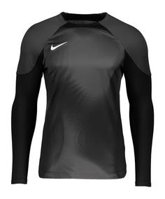 Nike Gardien IV Torwarttrikot langarm Fußballtrikot grauschwarzweiss