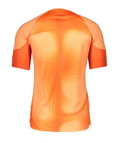 Rückansicht von Nike Torwarttrikot Torwarttrikot Herren orangeschwarz